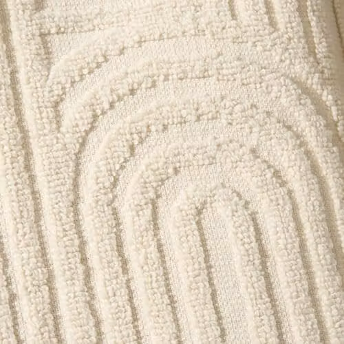 OHS Arch Jacquard Cotton Bath Hand Towel, Beige, 70 x 115 cm – 2