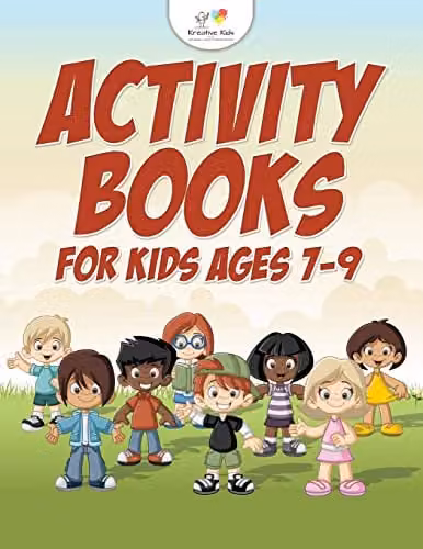 Kreative Kids Multicolour Activity Books for Children Ages 7-9