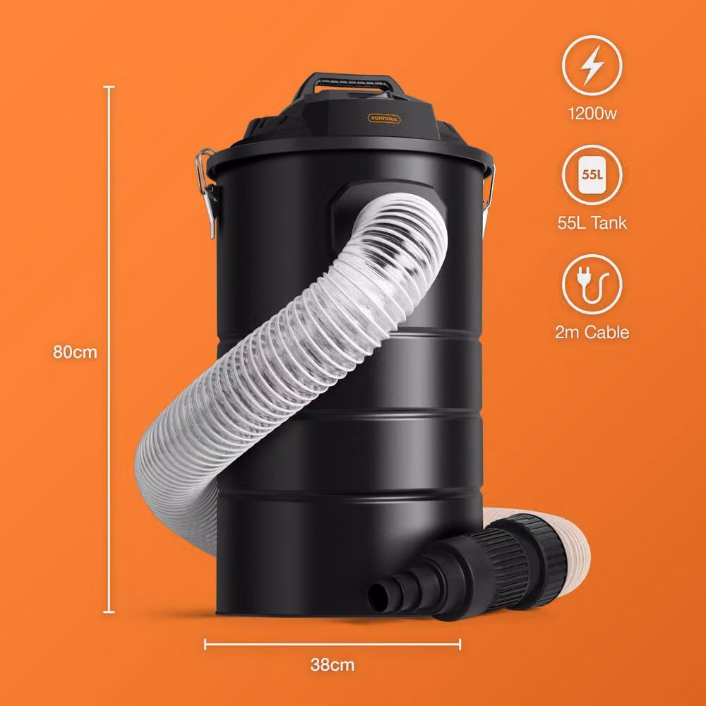 VonHaus Workshop Dust Extractor in Black – 4