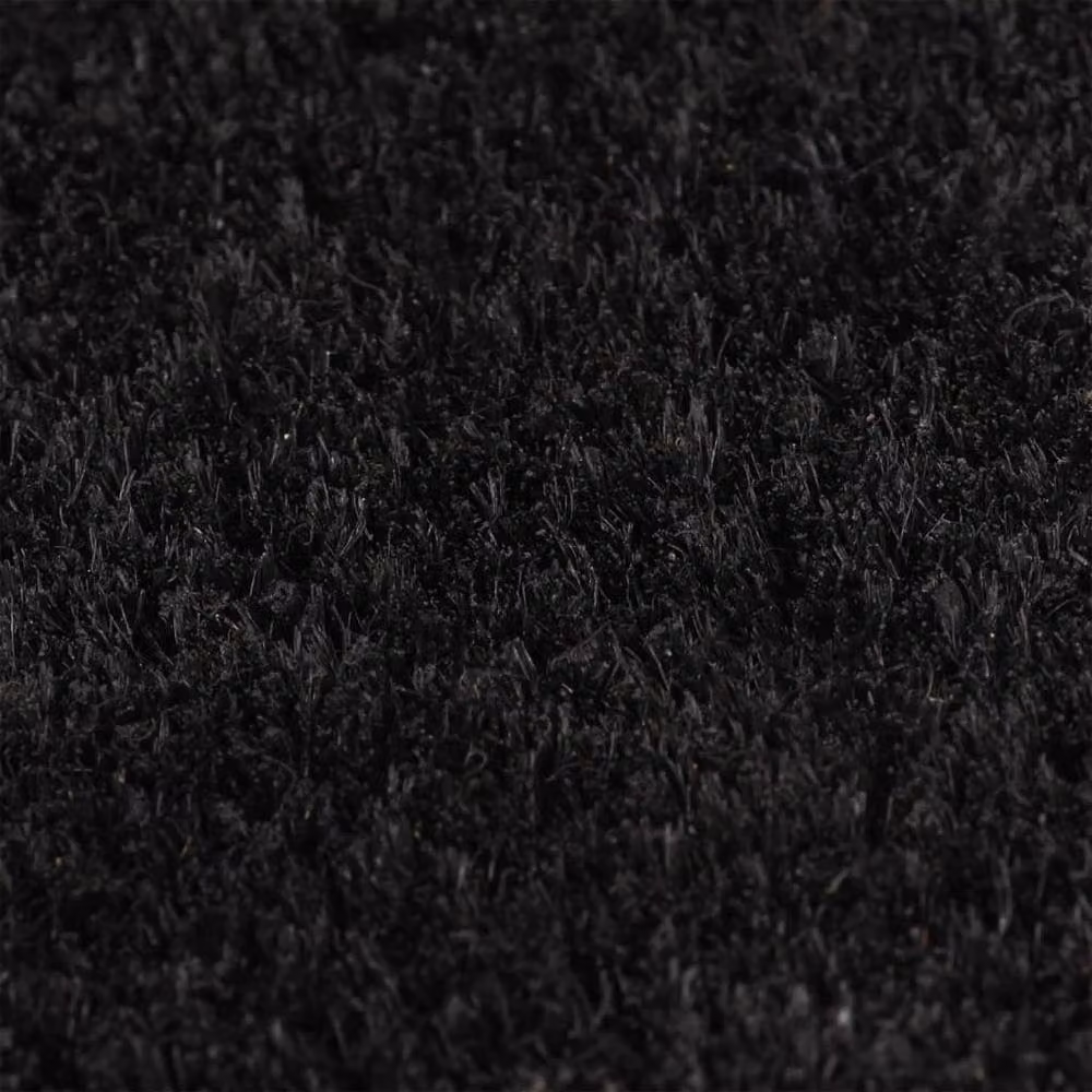 Berkfield Home Black Tufted Coir and PVC Rectangular Door Mat W: 100 cm, D: 150 cm – 3