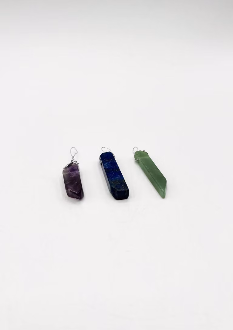SVNX 12 Piece Crystal Christmas Tree Hanging Ornaments in Green, Blue and Purple