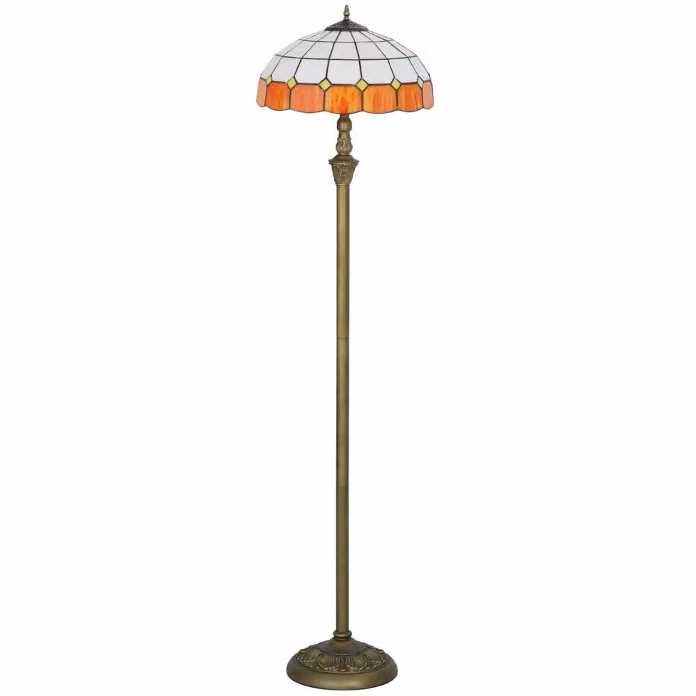 Wyld Haus Amelia Tiffany Style Floor Lamp in Bronze – 2
