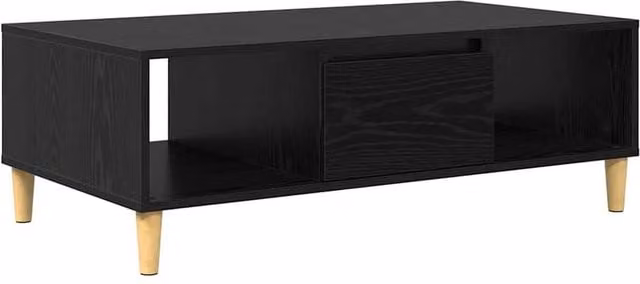 Berkfield Home Storage Unit with Door in Black Oak Engineered Wood