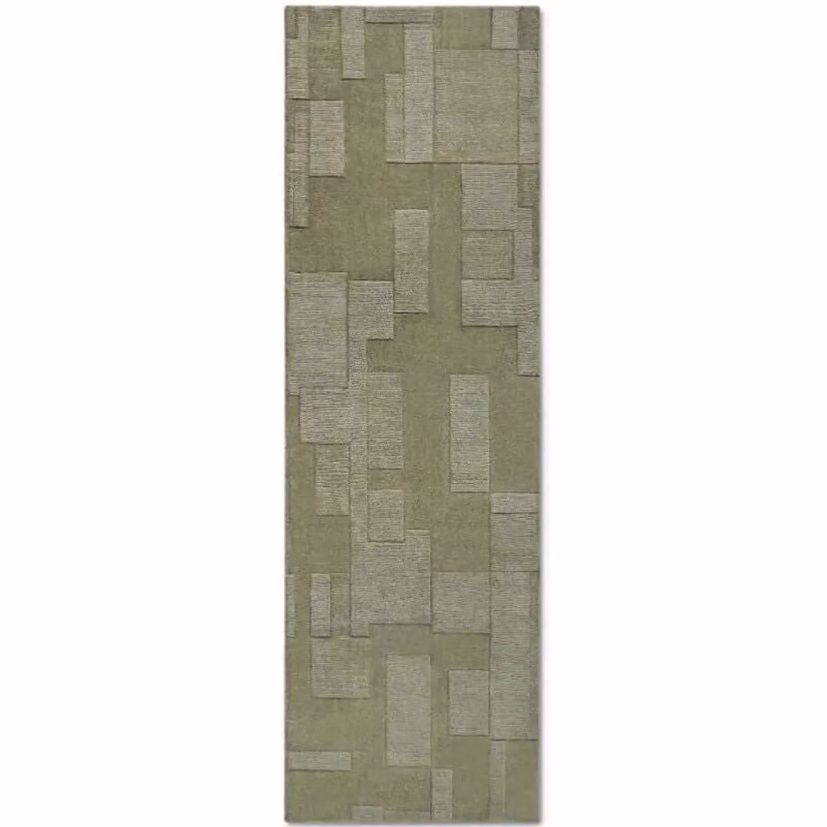Villeroy & Boch 1906 Wilhelmine Wool and Cotton Rug, Green, W: 80 cm, L: 250 cm – 2
