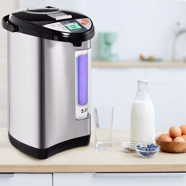 Costway Hot Water Dispenser and Warmer with 5L Capacity in Silver