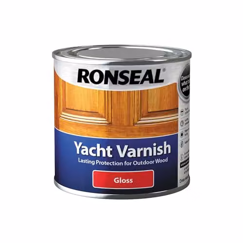 Ronseal Yacht Varnish Gloss Clear Weatherproof 250ml