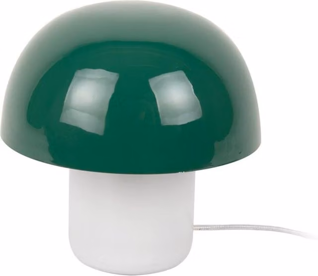 PRESENT TIME Leitmotiv Nuevo Mini Mushroom Retro Table Lamp in Green