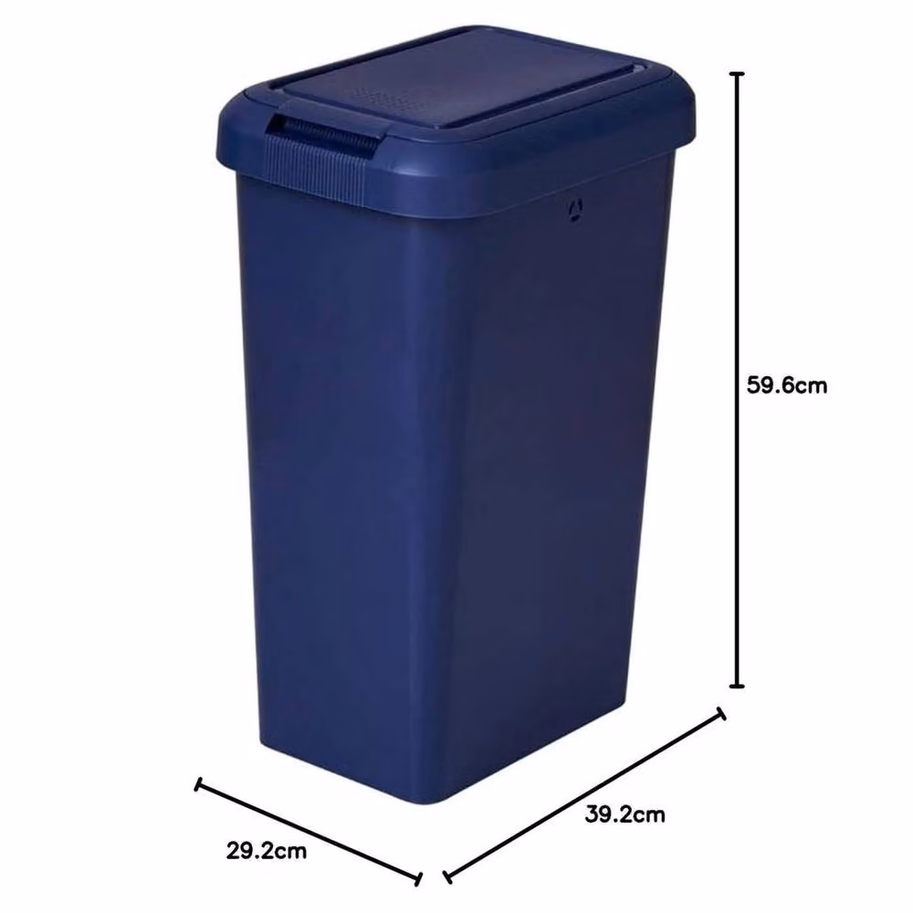 PAWNORA Navy Blue Plastic Kitchen Swing and Lift Bin – 2
