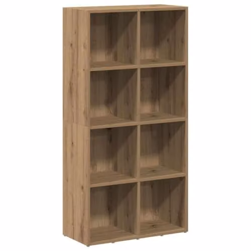 vidaXL Artisan Oak Book Cabinet in Brown, W/D/H: 66 x 30 x 130 cm