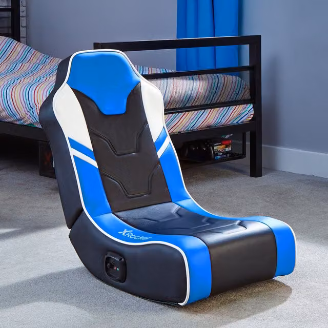 X Rocker Shadow 2.0 Gaming Chair - Blue/Grey