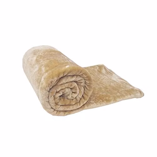 Intimates Mink Faux Fur Throw in Beige, W: 150 cm, L: 200 cm