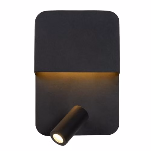 Lucide Boxer Modern Adjustable LED Wall Light in Black – 4