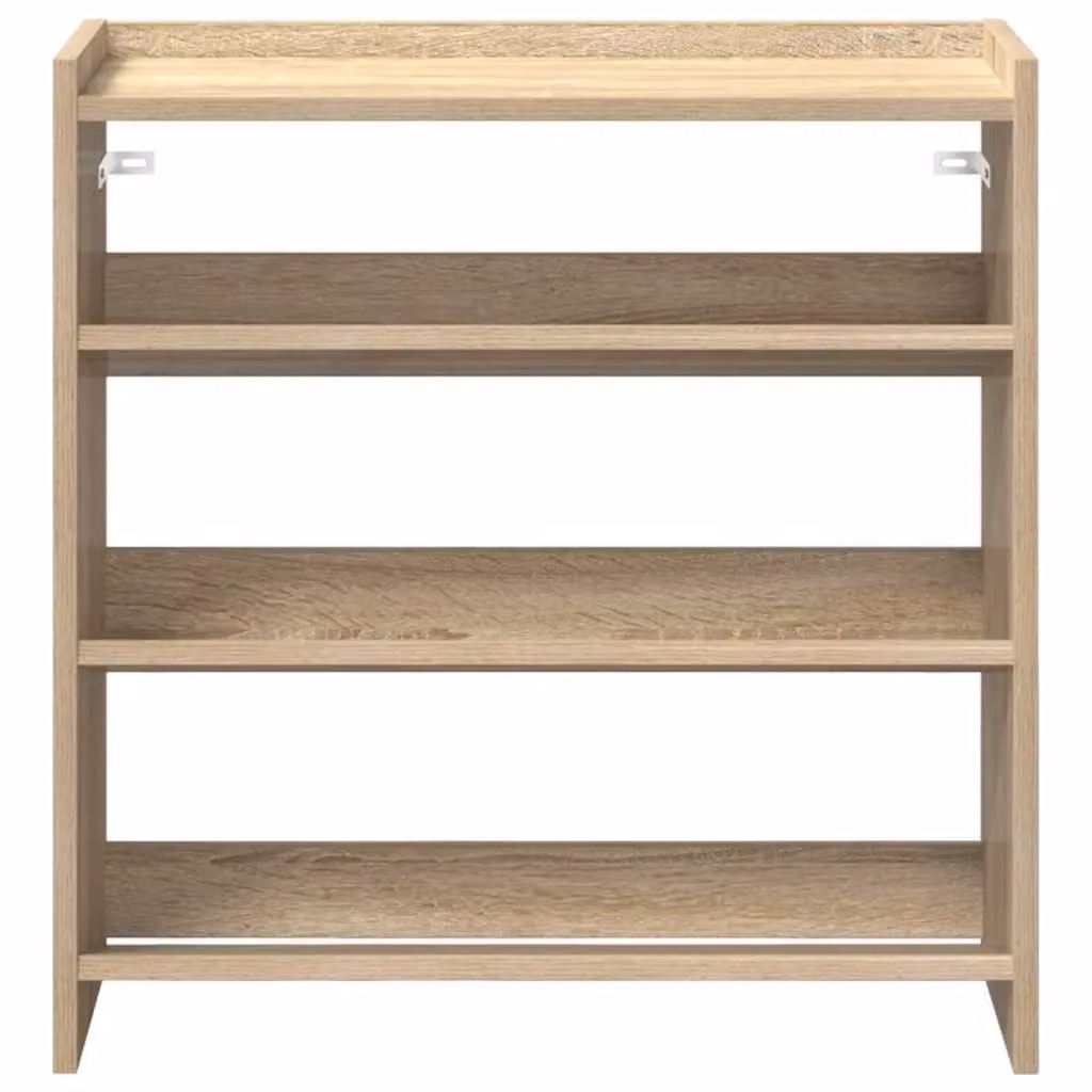 Berkfield Home Sonoma Oak Shoe Rack in Brown, W/D/H: 60 x 25 x 62 cm – 2