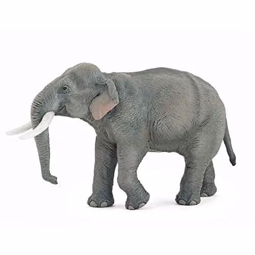 Papo Wild Life Collection Realistic Asian Elephant Figure, Grey – 1