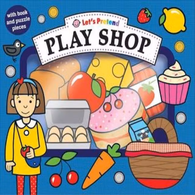 Priddy Books Play Shop Hardback Book in Multicolour