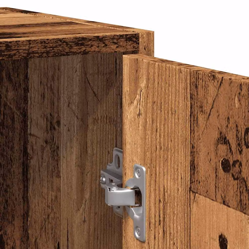 Berkfield Home Bathroom Sink Cabinet in Old Wood Brown, W/D/H: 60 x 33 x 60 cm – 5