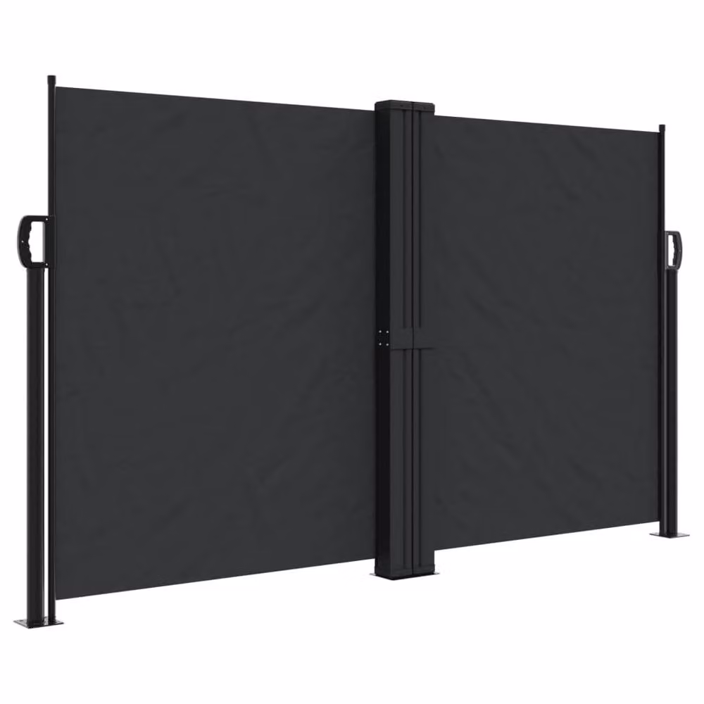 Berkfield Home Retractable Single Side Awning in Black, W/D/H: 600 x 140 cm – 2