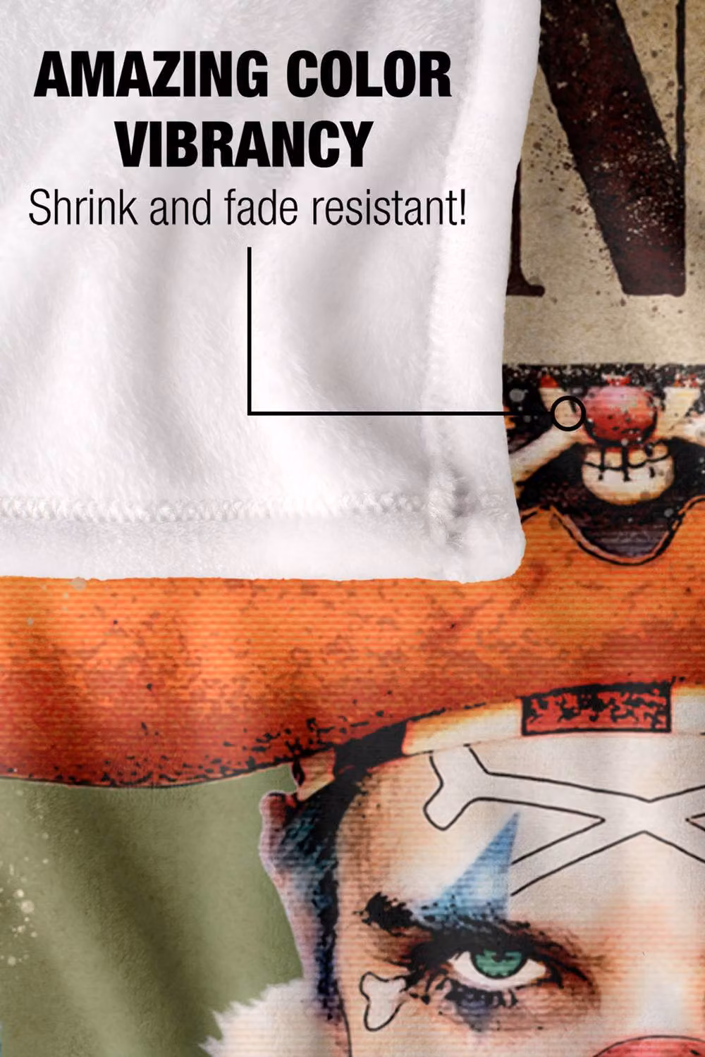 One Piece Zoro The Pirate Hunter Soft Fleece Throw Blanket, Multicolour, W/D/H: 152 x 127 cm – 3