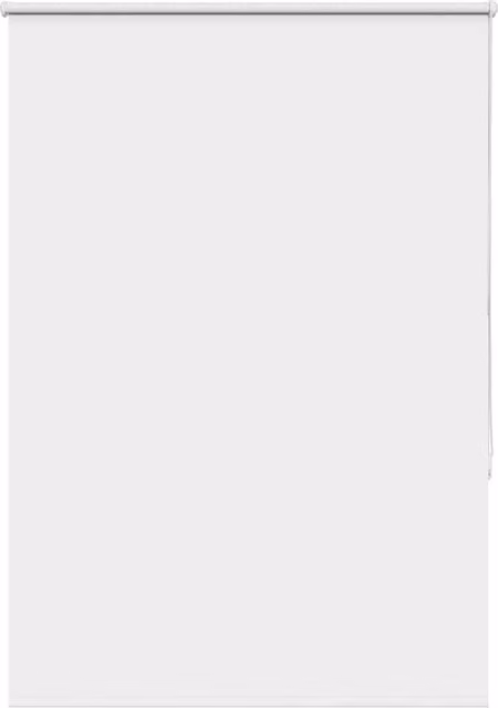 Berkfield Home White Blackout Roller Blind, Thermal Insulating Polyester, W: 115 cm, H: 150 cm