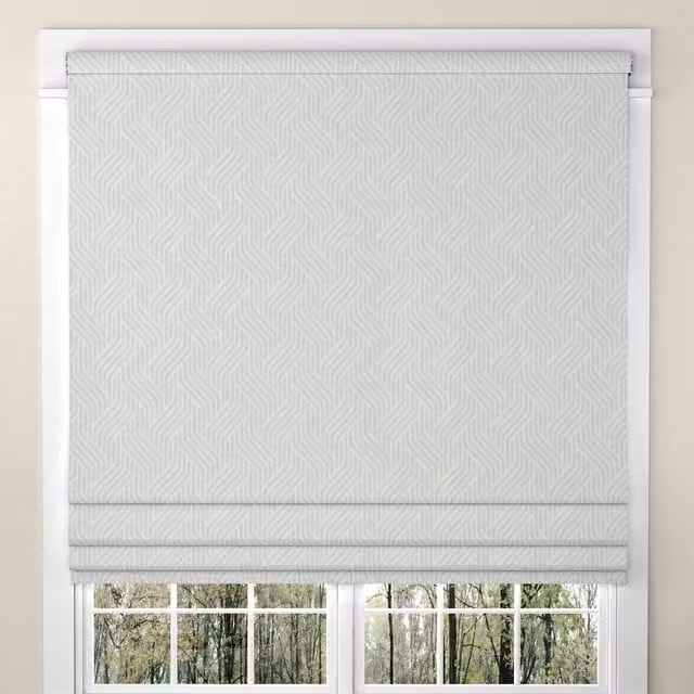 ANTE DECOR Paros Made To Measure Blackout Roman Blind in Grey
