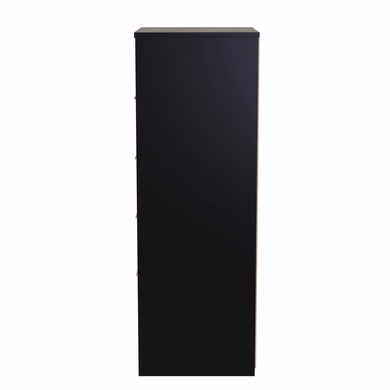 Ready Assembled 2 U Washington 5 Drawer Tall Bedside Chest in True Black – 2