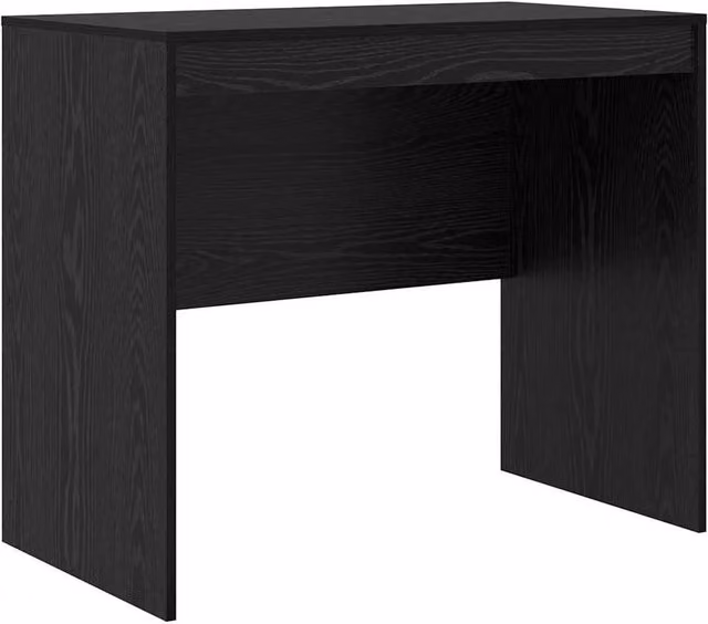 Berkfield Home Black Oak Writing Desk, W/D/H: 90 x 50 x 76 cm