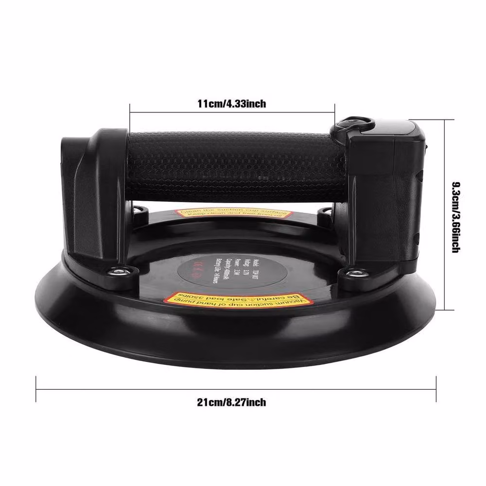 SPETLEK Heavy Duty Electric Vacuum Suction Cup Lifter in Black – 2