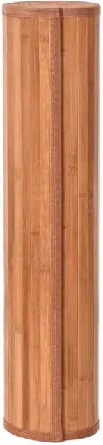 Berkfield Home Rectangular Bamboo and Polypropylene Rug in Brown, W: 60 cm, L: 400 cm – 1