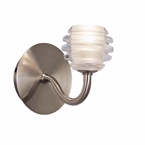 Mantra Netlighting Sphere Wall Lamp in Grey and Silver with G9 Bulb Holder – 1