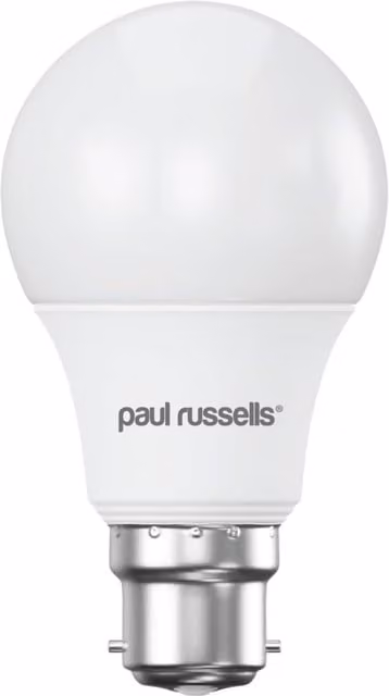 Paul Russells 8W LED GLS B22 Globe Bulb, 806lm, 4000K Cool White