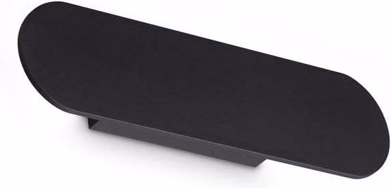 Netlighting Zig Zag Oval Integrated LED Wall Lamp in Black, 1300lm, 3000K Warm White