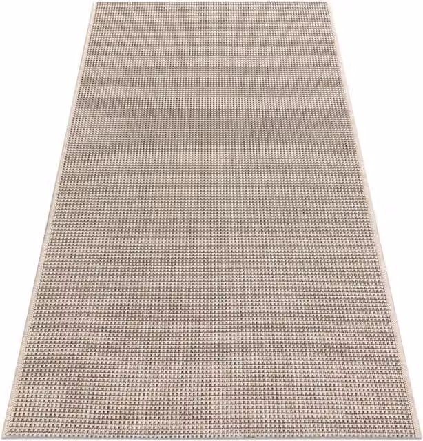 RugsX Floorlux Beige Rectangular Polypropylene Rug, W: 140 cm, L: 200 cm – 1