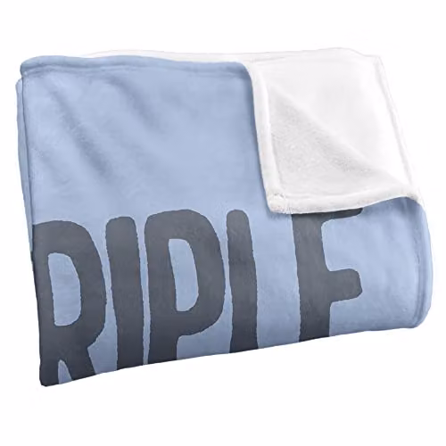 Warner Bros. A Christmas Story Triple Dog Dar Frozen Tongue Super Soft Fleece Throw Blanket, W/D/H: 91 x 147 cm, Blue/Multicolour – 3