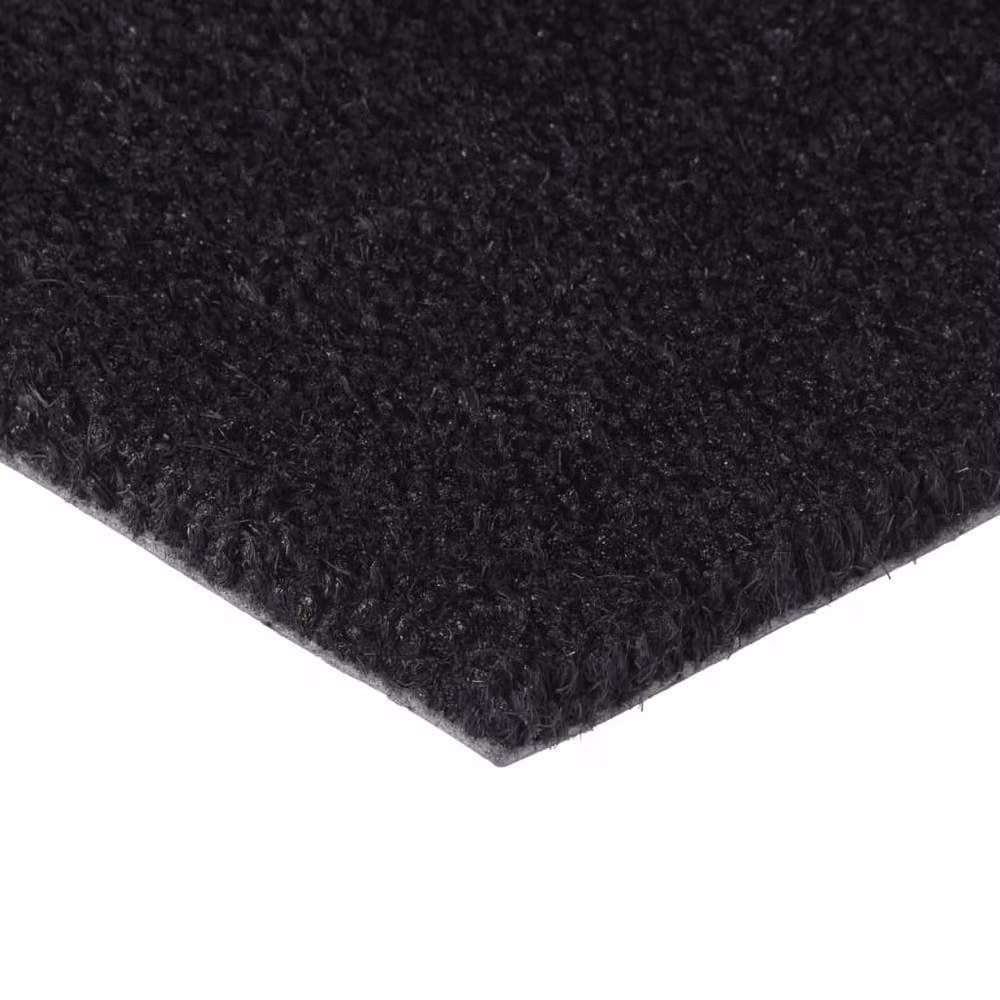 Berkfield Home Black Tufted Coir Door Mat, W: 65 cm, D: 100 cm – 3