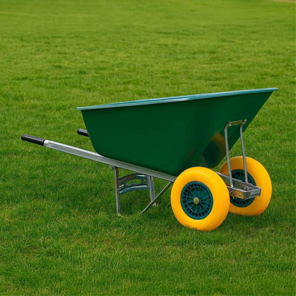 SPETLEK Large Wheelbarrow in Green – 3