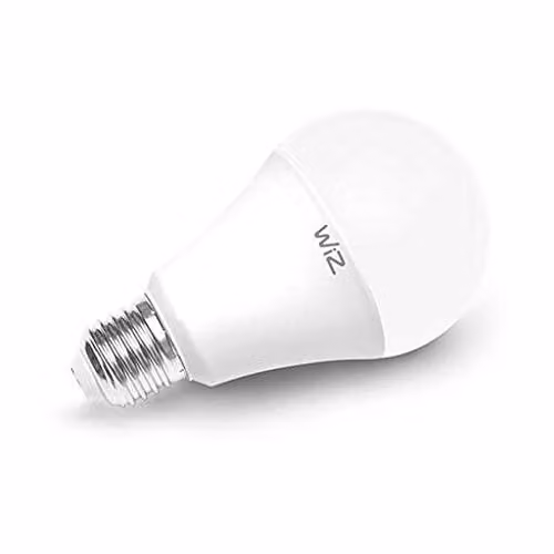WiZ Smart Dimmable LED Lightbulb, E27, A60, Cool White, Transparent