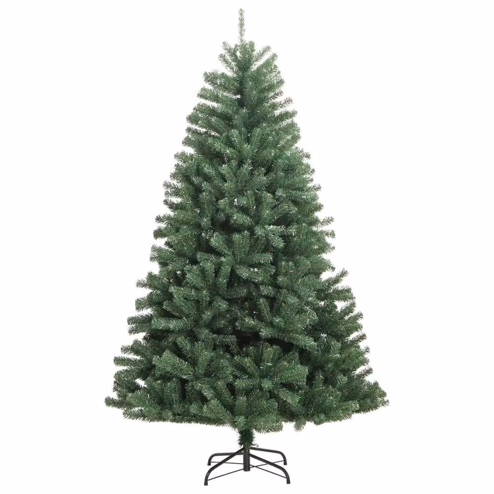 Berkfield Home Beautiful Green Artificial Hinged Christmas Tree with Stand, Height: 150 cm – 3