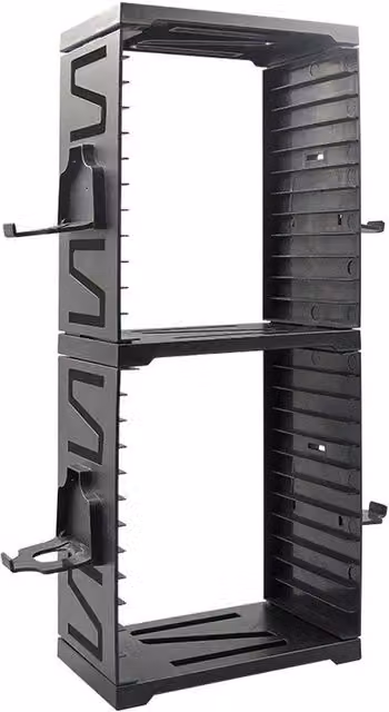 VOGREX 24 Disc Universal Game Storage Tower for PS5, PS4, Xbox and Nintendo Switch in Black