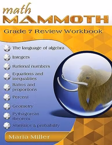 Math Mammoth Grade 7 Review Workbook