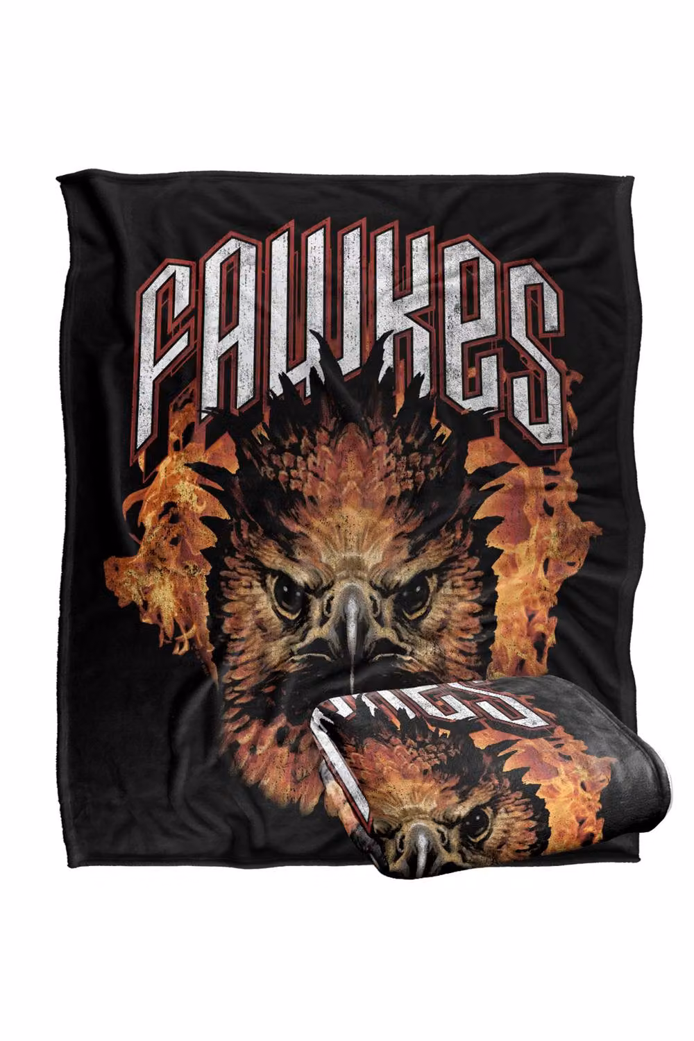 LOGOVISION Harry Potter Fawkes The Phoenix Flames Super Soft Silky Touch Fleece Throw Blanket, Multicolour, W: 91.44 cm, L: 147 cm – 7