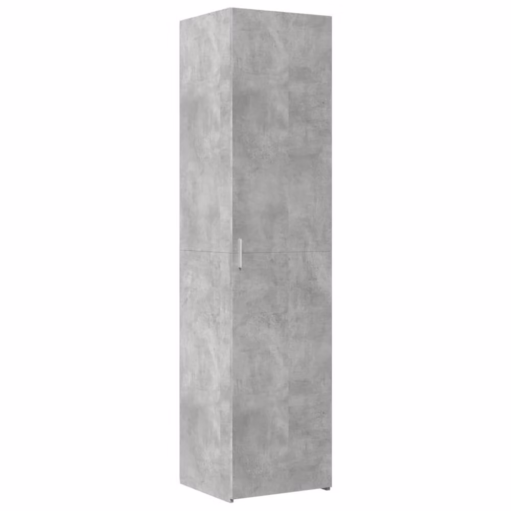 Berkfield Home Highboard in Concrete Grey, MDF, W: 45 cm, D: 42.5 cm, H: 185 cm – 2