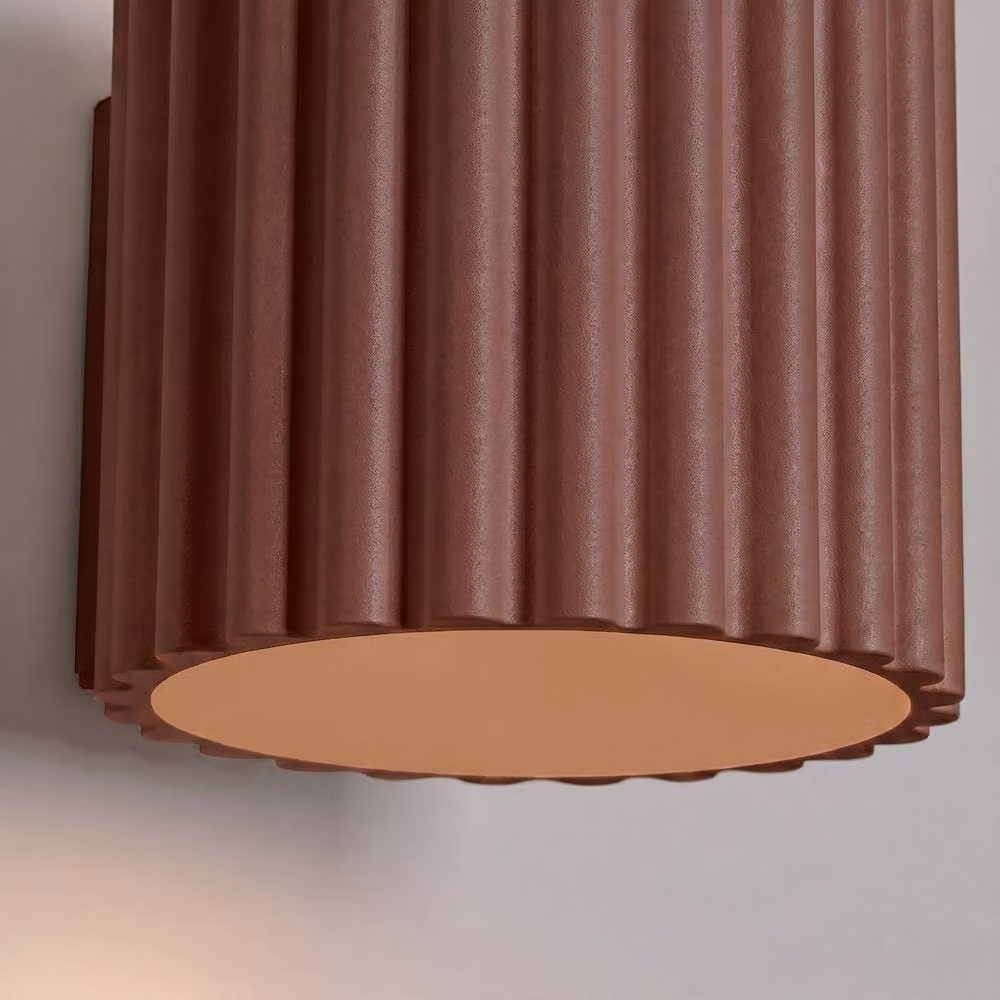 Sollux Lighting minimalist Brown Wall Lamp W/D/H: 10 x 10 x 12 cm – 3