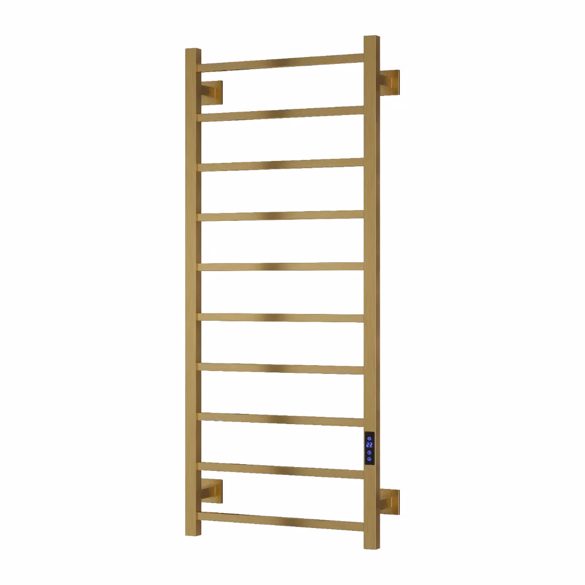 Aquarius DigiTherm Velino Dry Electric Radiator with LCD Display, Gold, W: 120 cm, H: 50 cm – 2