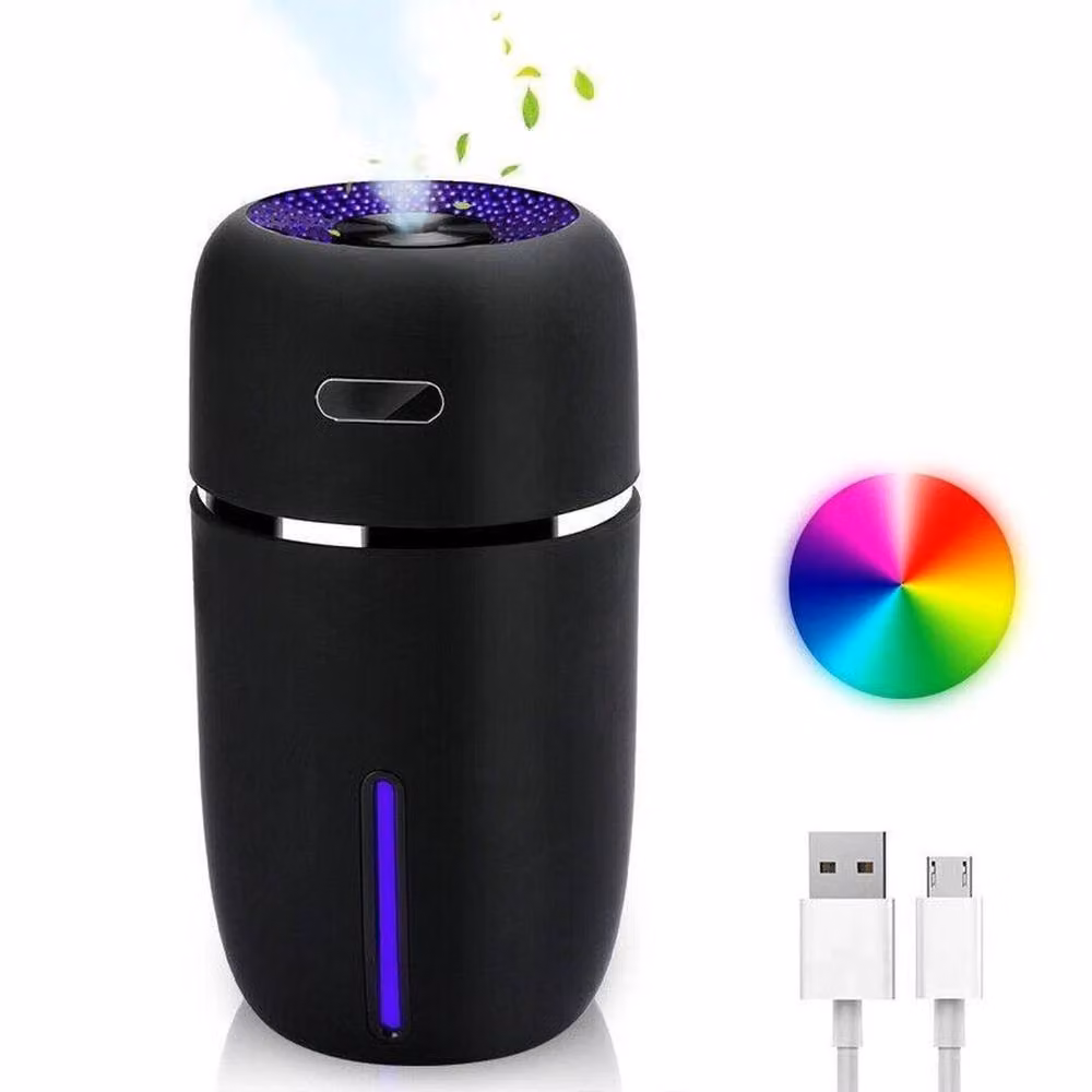 FLAVORA Black LED Aroma Diffuser and Humidifier – 4