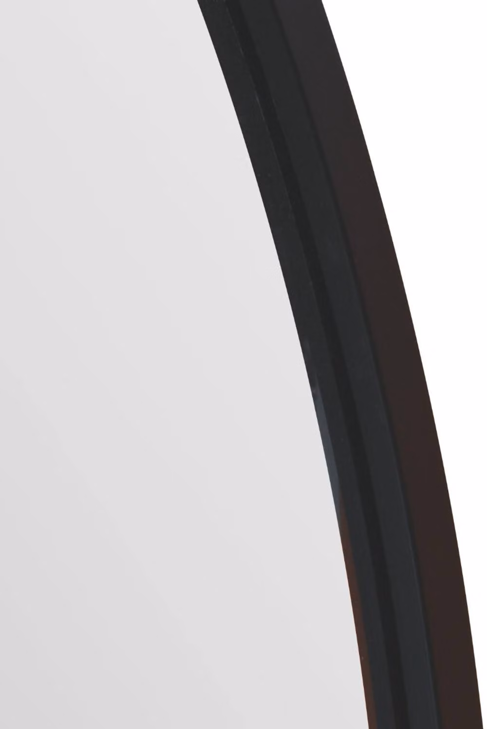 MirrorOutlet Black Metal Framed Arched Garden Wall Mirror, W: 90 cm, H: 125 cm – 3