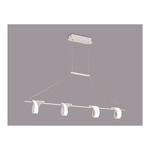 Netlighting Tsunami 4 Light LED Ceiling Pendant in Sand White, 48W, 3000K, 3600lm – 2