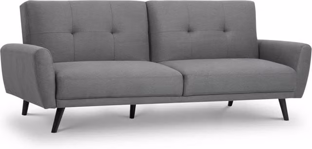 Ashfield Grey Linen Fabric Click-Clack Sofa Bed