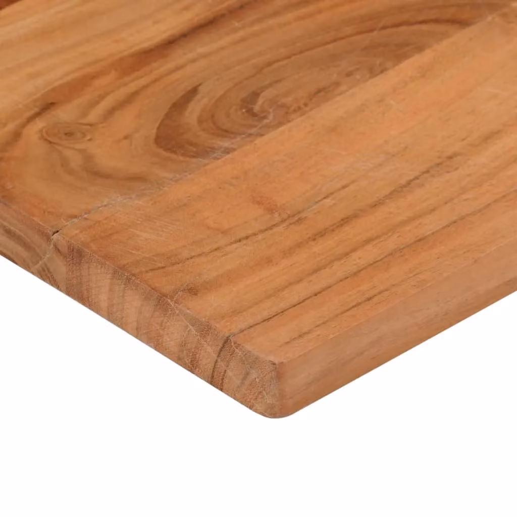 Berkfield Home Rectangular Solid Wood Acacia Table Top, Brown, W: 160 cm, D: 20 cm, H: 3.8 cm – 4