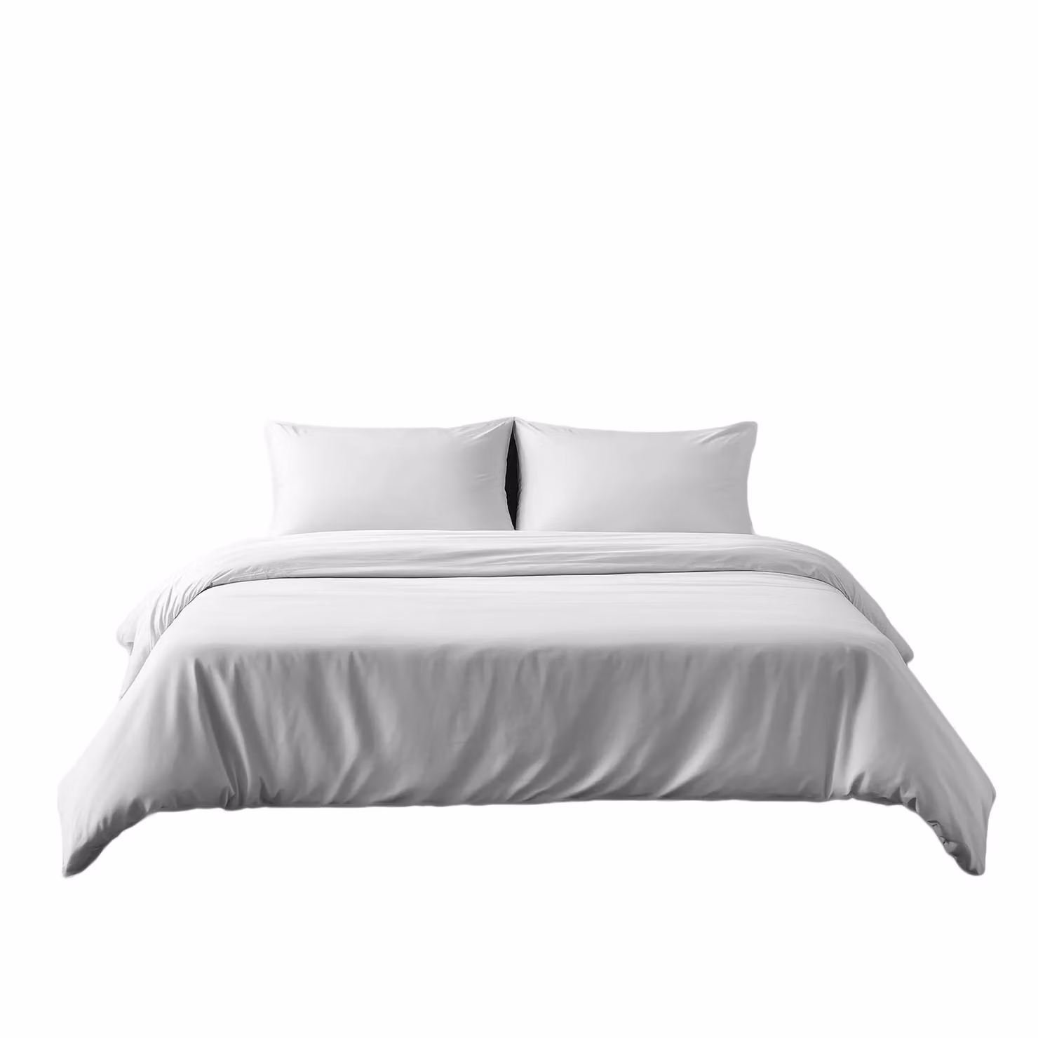 Home Sweet Home UK Super King Microfibre Duvet Cover and Pillowcase Set, White – 2