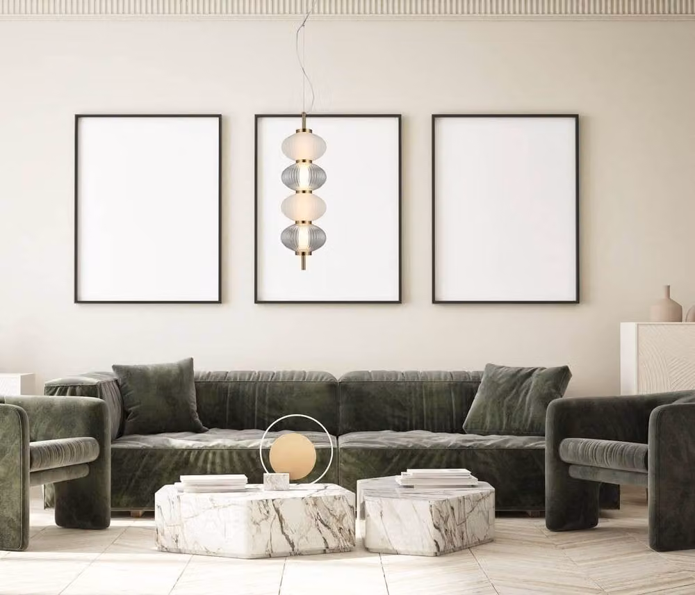 Netlighting Testa Slim Pendant Ceiling Light in Black and White with 4xLED and 3000K Warm White Light – 2